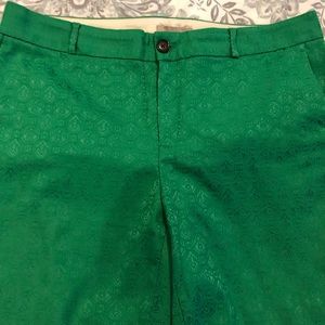 Textured Ankle Pants